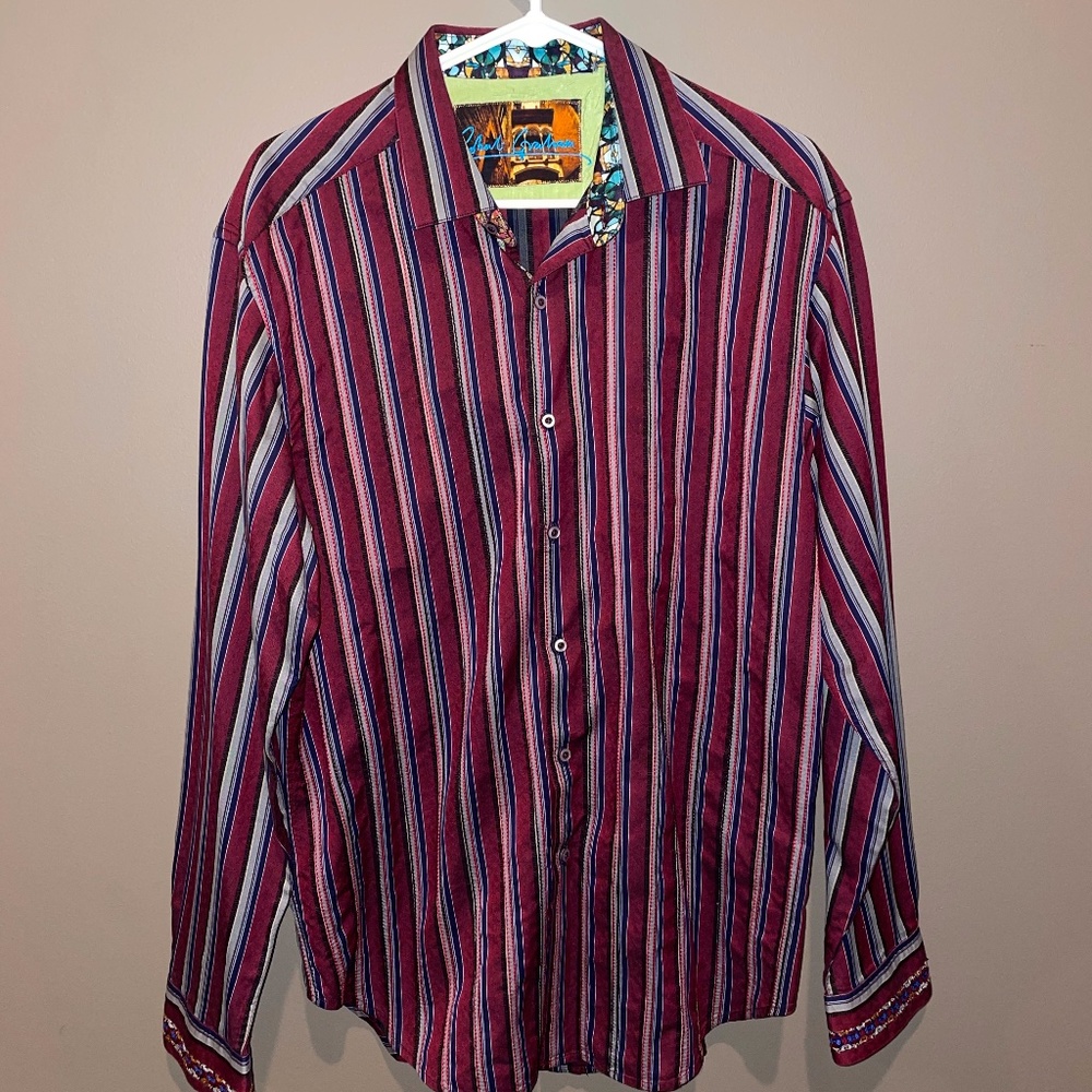 ROBERT GRAHAM- Men's Long Sleeve Shirt